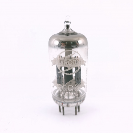 1 X ECC85 MARCONI TUBE. 1960s PROD. COPPER RODS. HIGH GAIN. 64. CH165