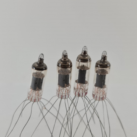 4 X 6111 RADIOTECHNIQUE TUBE. 1962 PROD. MATCHED QUAD. 67. CH165