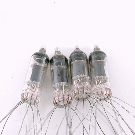 4 X 6111 RADIOTECHNIQUE TUBE. 1962 PROD. MATCHED QUAD. 67. CH165