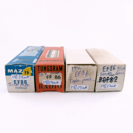 4 X EF86 TUBE. 1960s TESLA PROD. 76. CH165