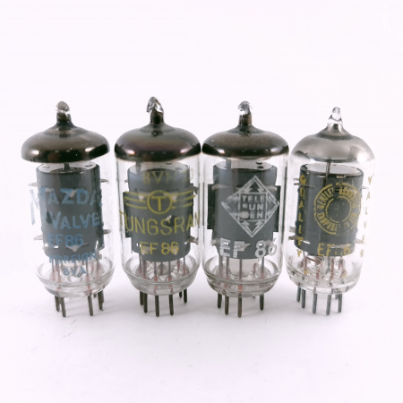 4 X EF86 TUBE. 1960s TESLA PROD. 76. CH165