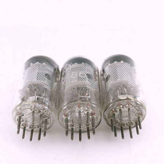 3 X EF86 TUBE. 1960s MAZDA PROD. MESH...