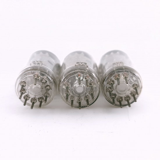 3 X EF86 TUBE. 1960s MAZDA PROD. MESH...