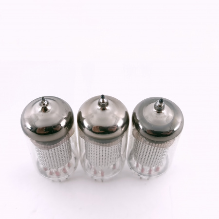 3 X EF86 ZAERIX TUBE. 1960s RUSSIAN PROD. MESH PLATE. MATCHED TRIO. 78. CH165