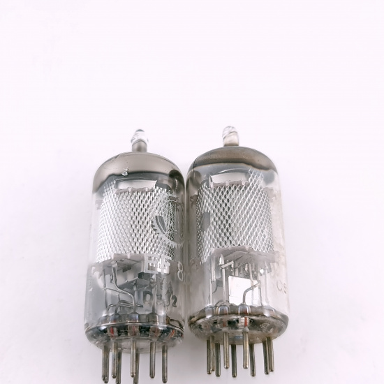 2 X EF86 VALVO TUBE. 1960s PROD. MESH...