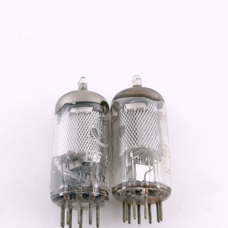 2 X EF86 VALVO TUBE. 1960s PROD. MESH PLATE. 80. CH165
