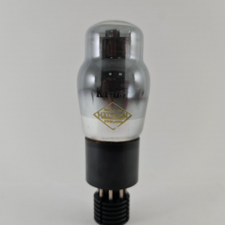 1 X KT63 HALTRON TUBE. 1950s USA PROD. BLACK PLATES. FLAT GETTER. 54. CH165