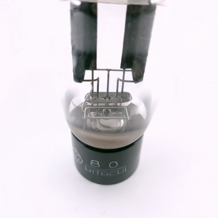 1 X 80 HITACHI TUBE. 1950sPROD. BLACK PLATES. WELDED PLATES. 55. CH165