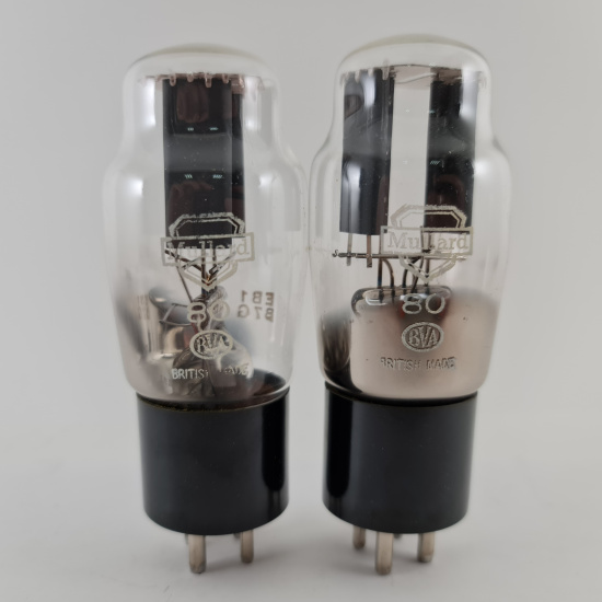 2 X 80 MULLARD TUBE. 1950s PROD....