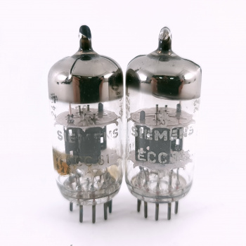 2 X ECC81 SIEMENS TUBE.... 2