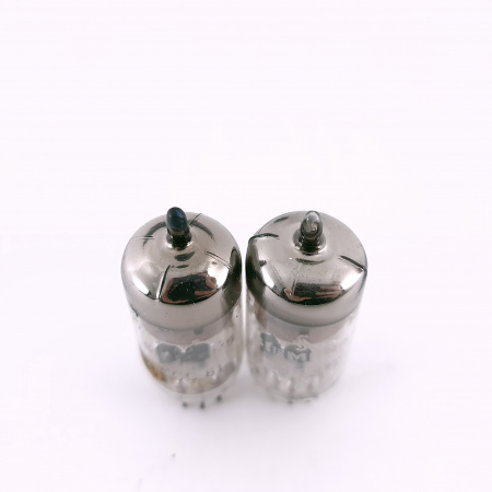 2 X ECC81 SIEMENS TUBE. 1960s PROD. USED. 85. CH165