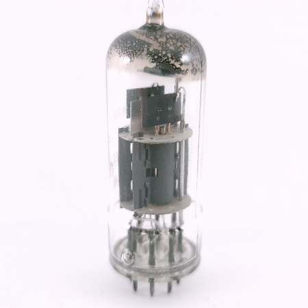 1 X ECC40 MINIWATT TUBE. 1950s PHILIPS PROD. SOLID GETTER. USED. 92. CH165