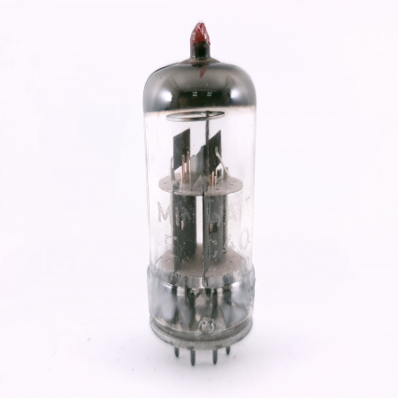 1 X ECC40 PHILIPS-MINIWATT TUBE. 1960s LA RT PROD. COPPER RODS. USED. 96. CH165