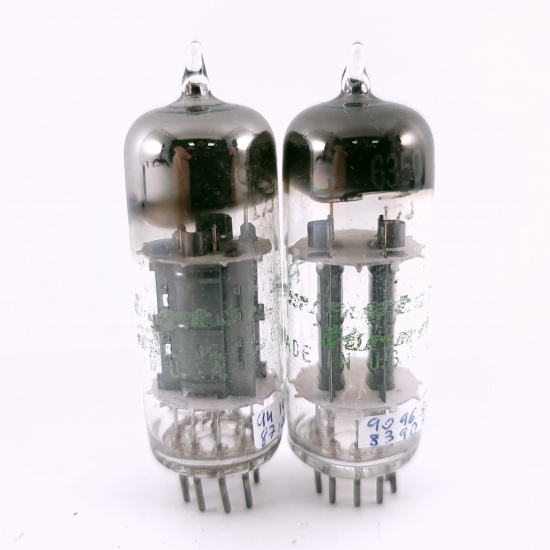 2 X 6350 TUBE. 1950s SYLVANIA PROD....