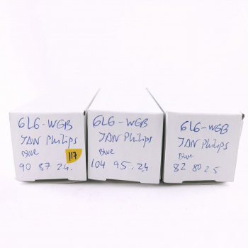 3 X JAN 6L6WGB PHILIPS ECG...