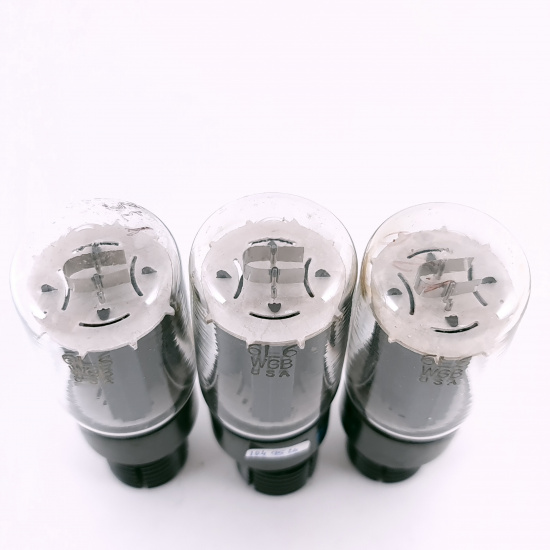 3 X JAN 6L6WGB PHILIPS ECG TUBE....