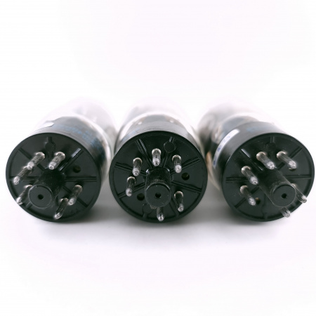 3 X JAN 6L6WGB PHILIPS ECG TUBE. 1980s PROD. 117. CH165