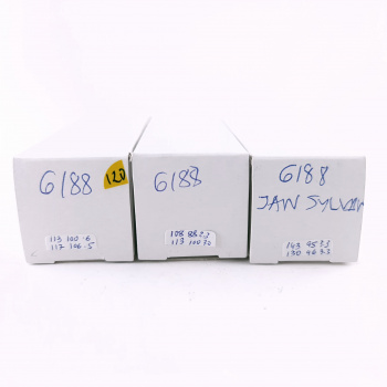 3 X 6188 SYLVANIA TUBE....