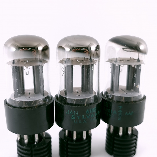 3 X 6188 SYLVANIA TUBE. 1970s PROD....