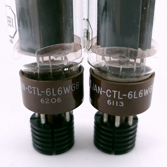 2 X 5881 TUNG-SOL TUBE. 1960s PROD....