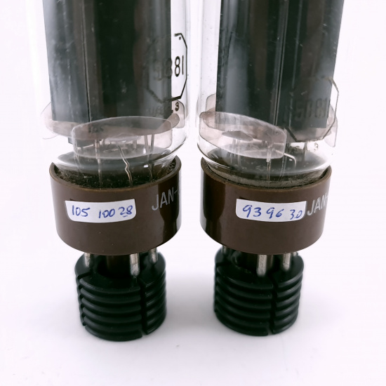 2 X 5881 TUNG-SOL TUBE. 1960s PROD....