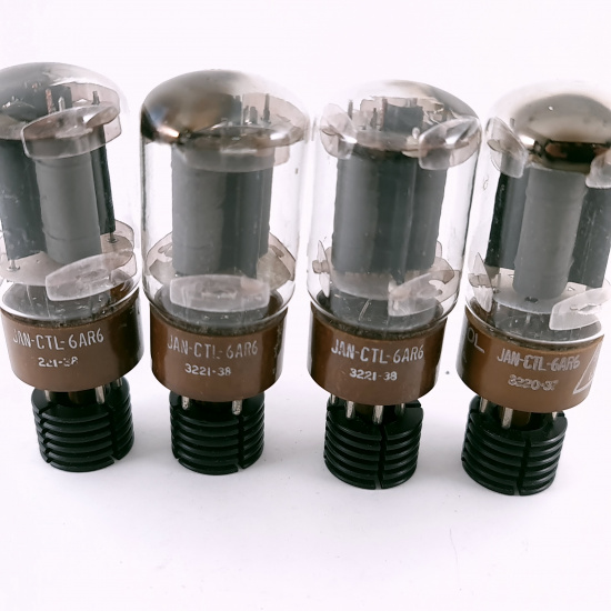 4 X 6098 TUNG-SOL TUBE. 1950s PROD....