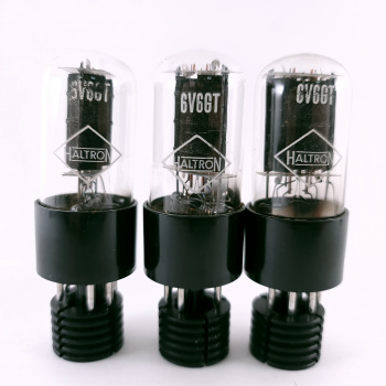 3 X 6V6GT HALTRON TUBE.... 2