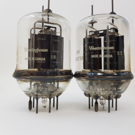 2 X 829B WESTINGHOUSE TUBE. PAIR TUBE. NOS / NIB. RCB355