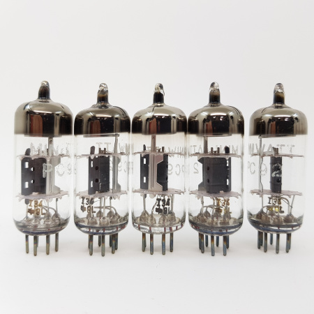 5 X PC92 SIEMENS HALSKE PRODUCTION. MINIWATT BRAND TUBE. CH80