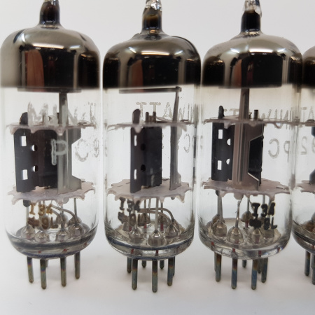 5 X PC92 SIEMENS HALSKE PRODUCTION. MINIWATT BRAND TUBE. CH80