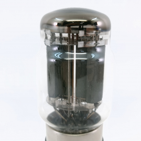 1 X 6336A RCA TUBE. 1960s PROD. BLACK PLATES. DUAL GETTER. 3 MICA. 3. CH166