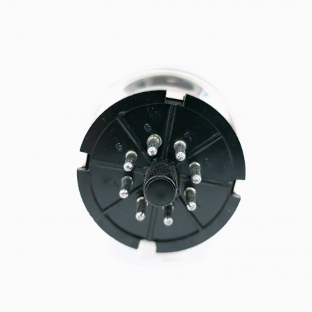 1 X 6336A RCA TUBE. 1960s PROD. BLACK PLATES. DUAL GETTER. 3 MICA. 3. CH166