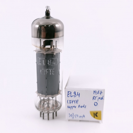 1 X EL84 CIFTE TUBE. 1960s LA RADIOTECHNIQUE PROD. USED. 18. CH166