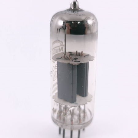 1 X E180CC MULLARD TUBE. 1960s PHILIPS PROD. COPPER RODS. 31. CH166