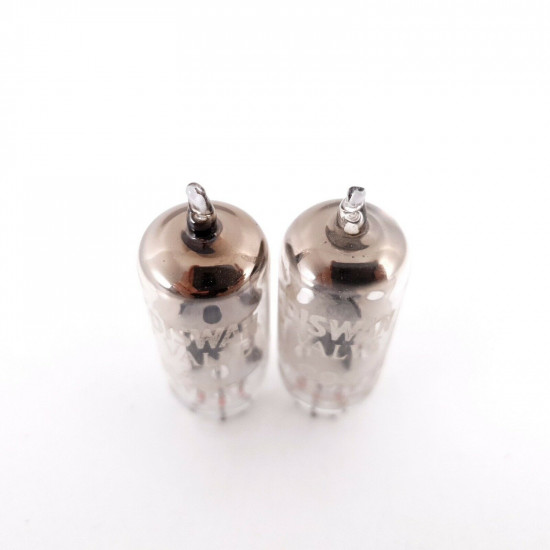 2 X EC90 EDISWAN TUBE. BOXED BLACK PLATE. NOS 126/140%. CJ  ENA