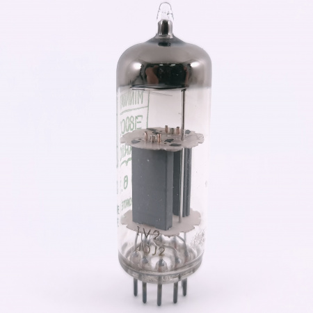 1 X E180CC MINIWATT-DARIO TUBE. 1960s PHILIPS PROD. U-FOIL GETTER. 33. CH166