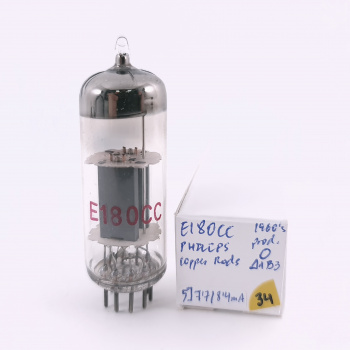1 X E180CC TUBE. 1960s...