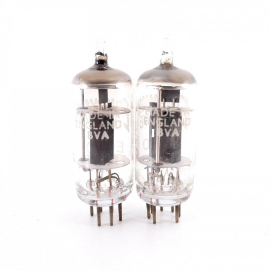 2 X EC90 EDISWAN TUBE. BOXED BLACK PLATE. NOS 126/140%. CJ  ENA