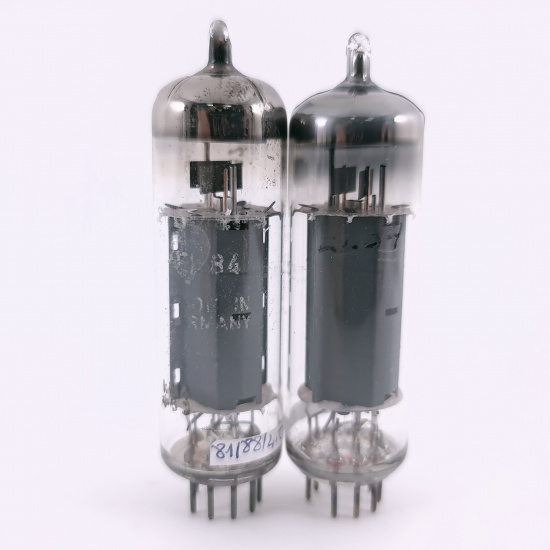 2 X EL84 SIEMENS TUBE. 1960s PROD....