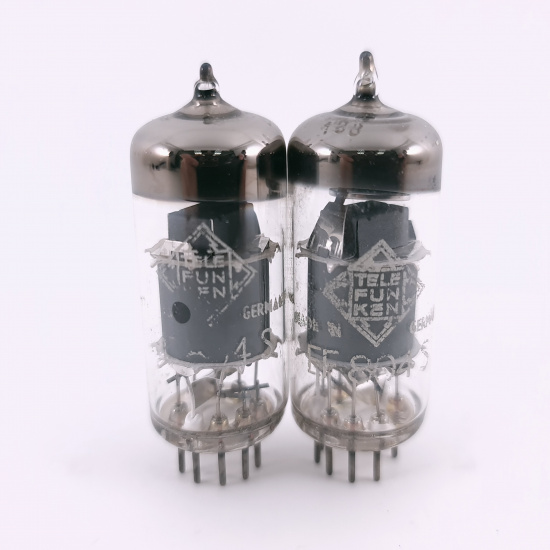 2 X EF804S TELEFUNKEN. 1950s PROD. MATCHED PAIR. USED. 37. CH166