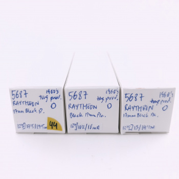 3 X 5687 RAYTHEON TUBE....