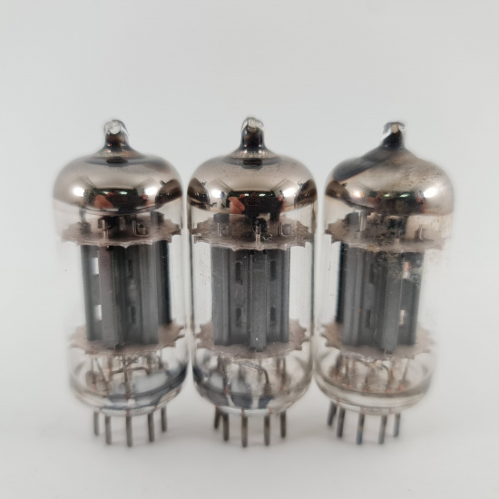 3 X 5687 RAYTHEON TUBE. 1960s...