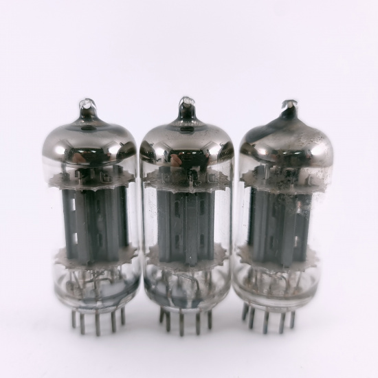 3 X 5687 RAYTHEON TUBE. 1960s...