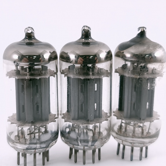 3 X 5687 RAYTHEON TUBE. 1960s...