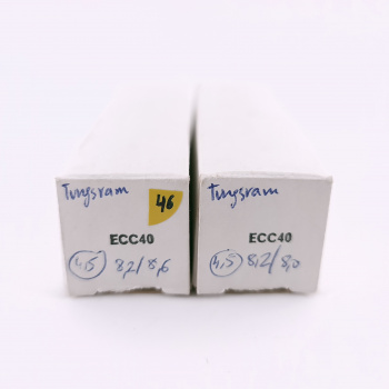2 X ECC40 TUNGSRAM TUBE....