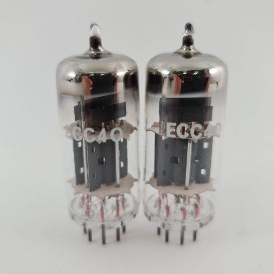 2 X ECC40 TUNGSRAM TUBE. 1960s PROD....
