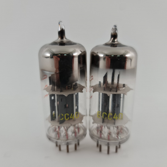 2 X ECC40 TUNGSRAM TUBE. 1960s PROD....