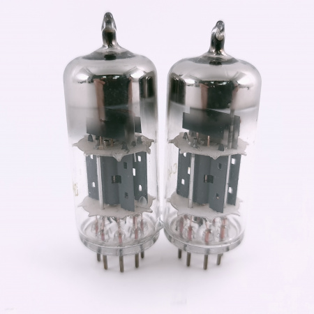 2 X ECC40 TUNGSRAM TUBE. 1960s PROD. COPPER RODS. MATCHED PAIR. 47. CH166
