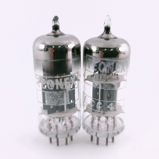 2 X ECC40 TEONEX TUBE. 1960s TUNGSRAM...