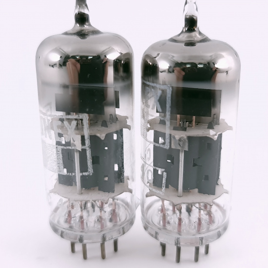 2 X ECC40 TEONEX TUBE. 1960s TUNGSRAM...